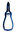 Cortauñas pedicura cierre 12cm azul titanio
